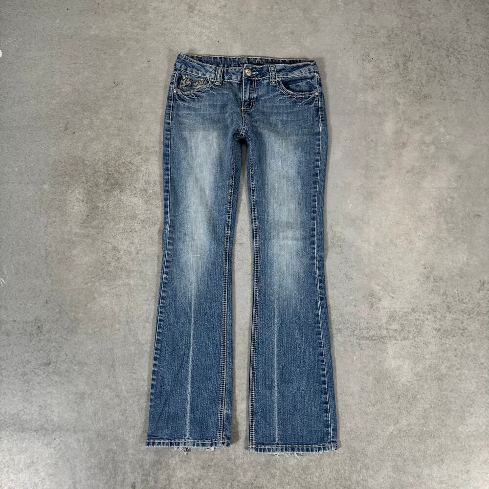 Bootcut Mid Rise ND Weekend Light Stretch Western Flare Womens Jeans Size: 8